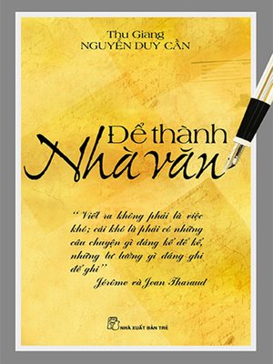 Để thành nhà văn - ebook